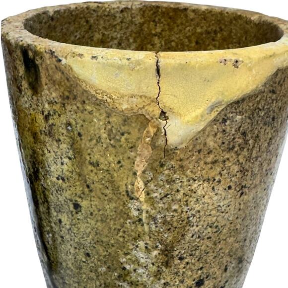 Unique & Rare Antique Early 1900's Russian Crucibles Display Art Vases-Set of 2 - Picture 5 of 9